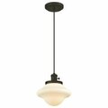 Brilliantbulb One-Light Mini Pendant with Frosted Opal Glass BR2689963